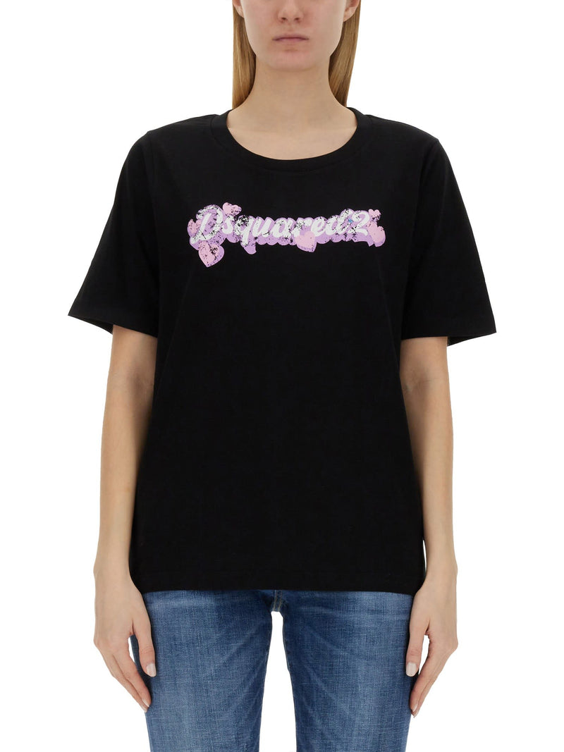 Dsquared2 T-shirt With Logo - Women