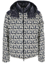 Moncler All-over Logo Printed Puffer Jacket - Men