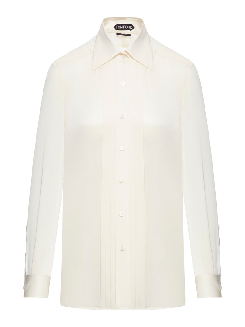 Tom Ford Light Charmeuse Silk Shirt - Women