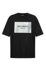 Balmainlogo Detailed Crewneck T-shirt - Men