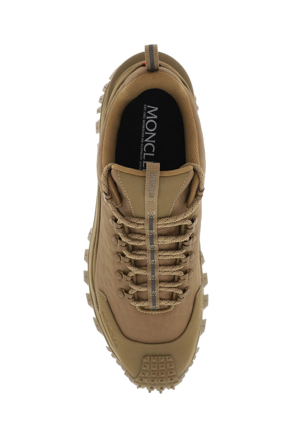 Moncler Trailgrip Low-top Sneakers In Embossed Nylon - Men