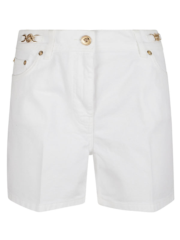 Versace Softened 5 Pockets Denim Shorts - Women