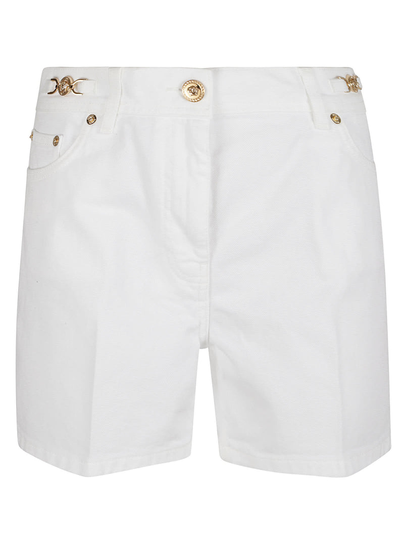 Versace Softened 5 Pockets Denim Shorts - Women