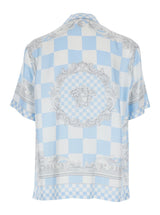 Versace Camicia Contrasto Print Mc - Men