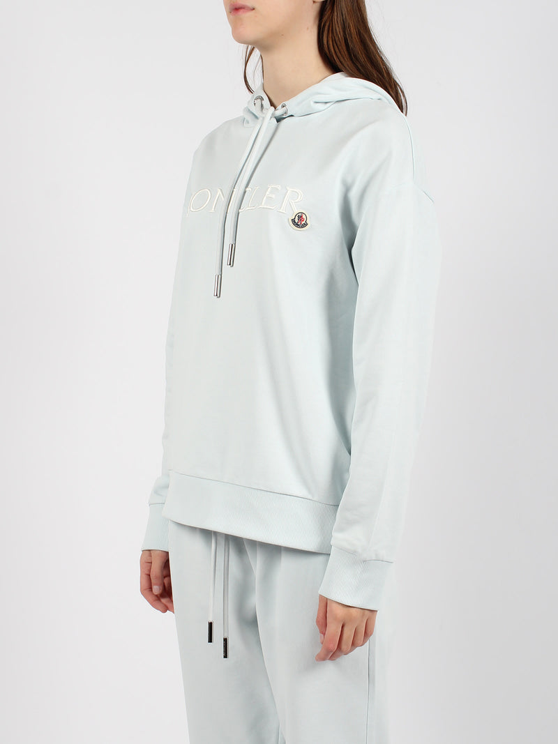 Moncler Embroidered Logo Hoodie - Women