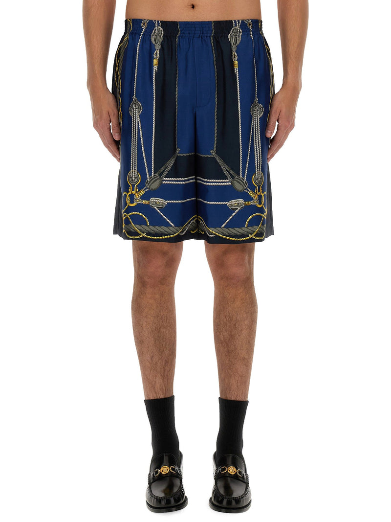 Versace Twill Bermuda Shorts - Men