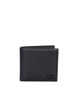 Valentino Mini Vlogn Black Bi-fold Wallet - Men