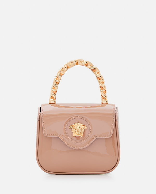 Versace La Medusa Patent Leather Mini Bag - Women