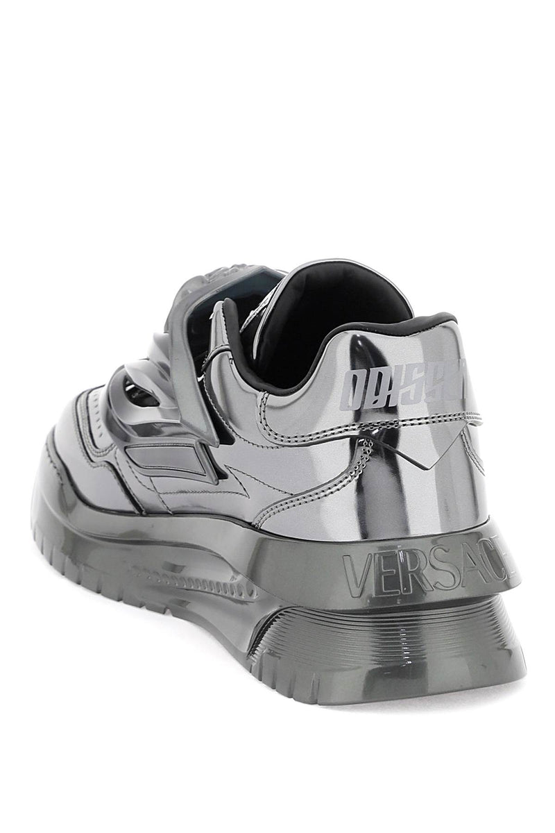 Versace Odissea Leather Low-top Sneakers - Men