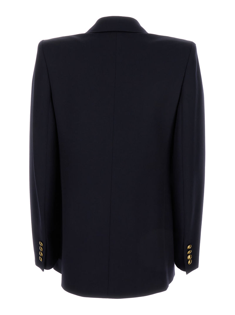 Saint Laurent Veste 4 Poches Grain De Poudre - Women