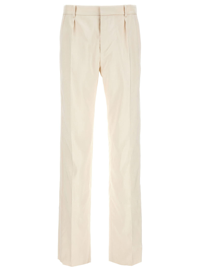 Saint Laurent Silk Tuxedo-style Pants - Men - Piano Luigi