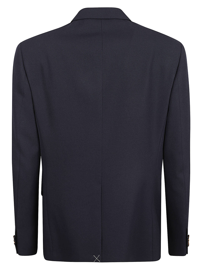 Versace Double-breasted Fitted Blazer - Men