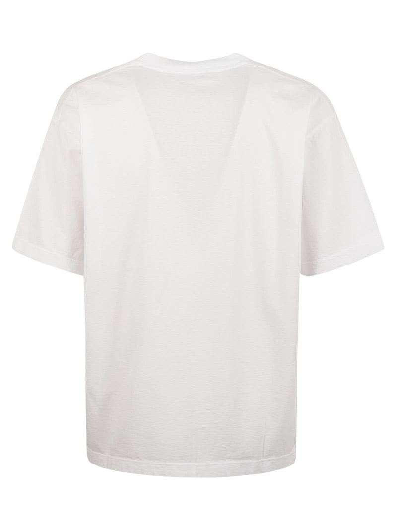 Stone Island Round Neck Chest Logo T-shirt - Men