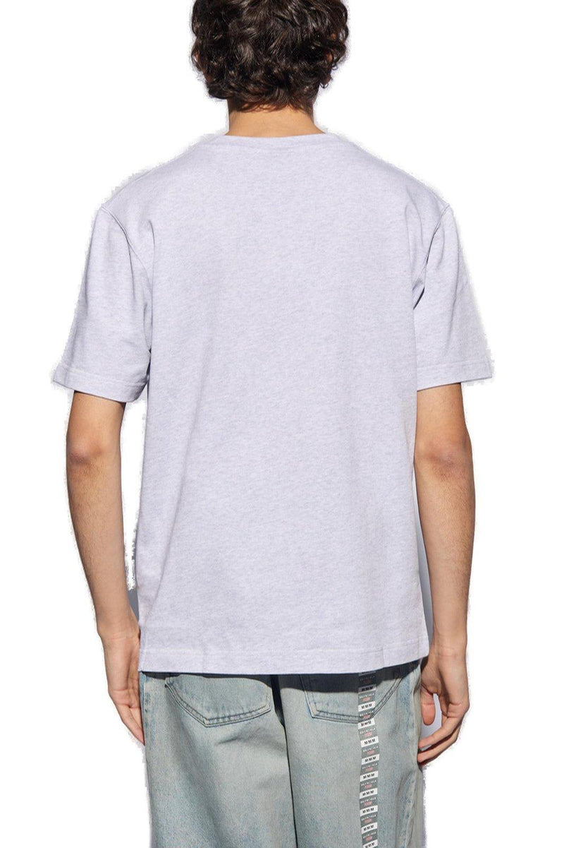 Jacquemus Logo Embroidered Crewneck T-shirt - Men - Piano Luigi