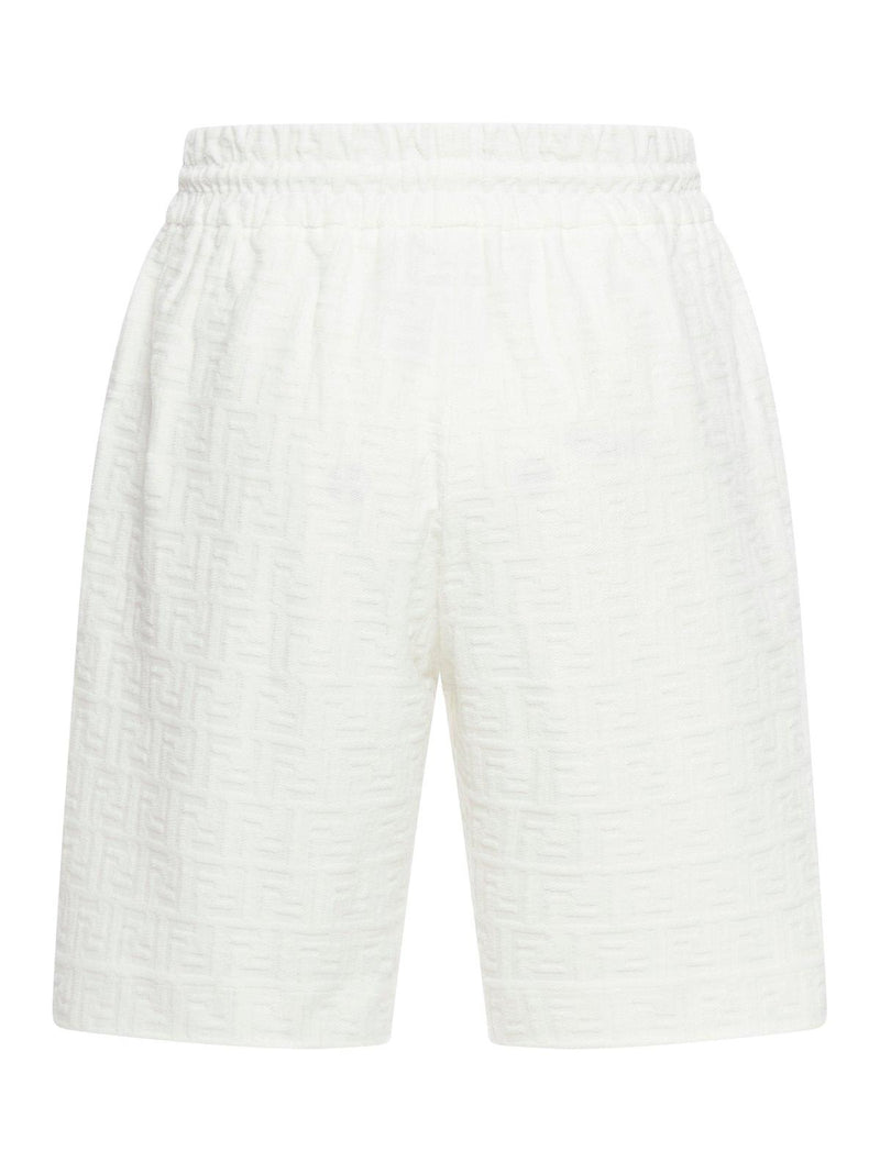 Fendi Logo Detailed Drawstring Shorts - Men