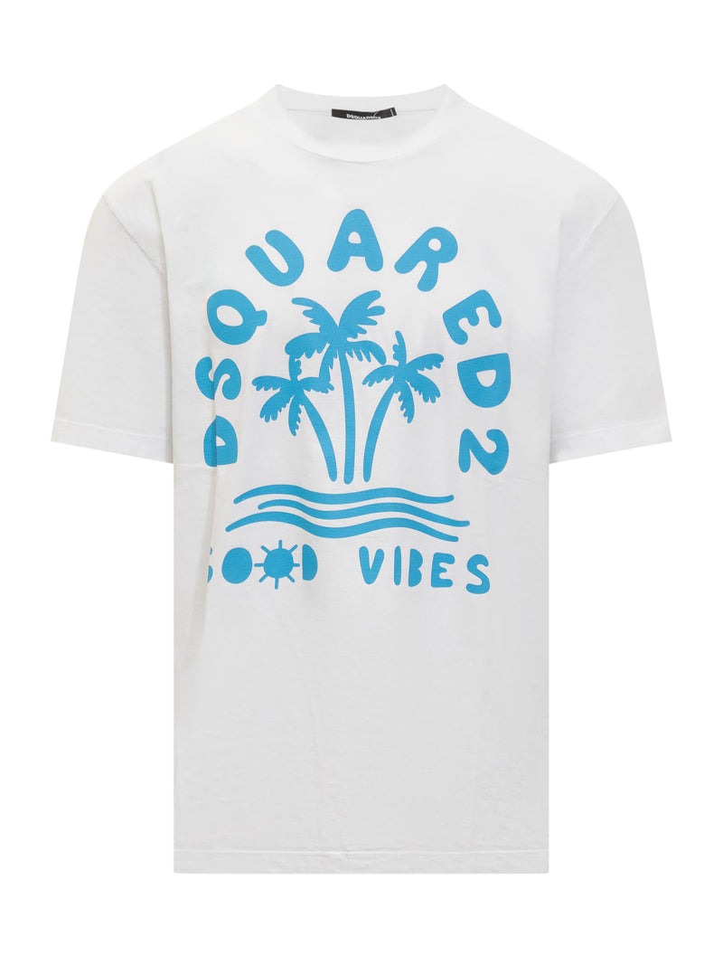 Dsquared2 T-shirt With Lettering Print - Men