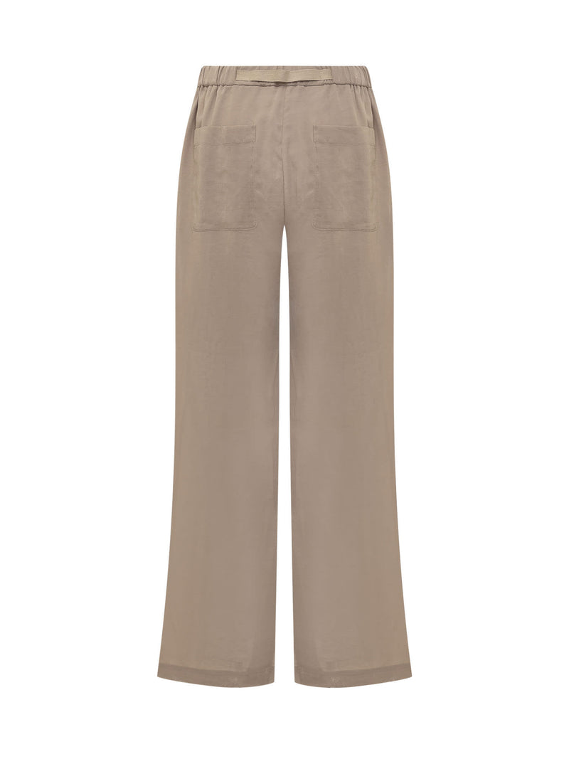 Brunello Cucinelli Cotton Trousers - Women