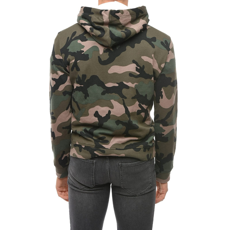 Valentino Camouflage Pattern Hoodie Sweatshirt - Men