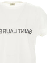 Saint Laurent Ivory Cotton T-shirt - Men