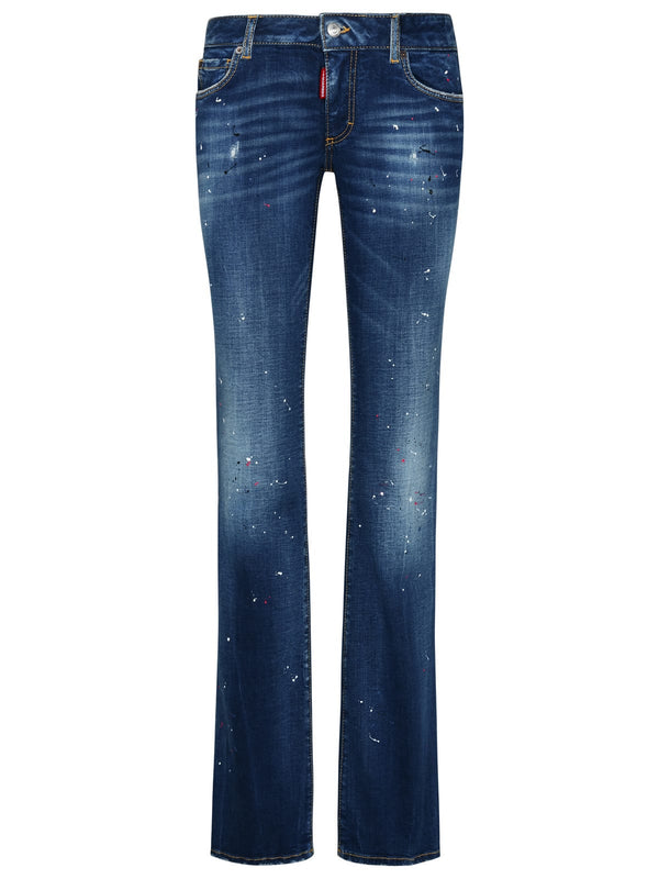 Dsquared2 Blue Cotton Jeans - Women