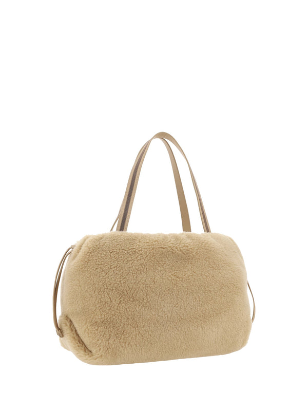 Brunello Cucinelli Teddy Fabric Handbag - Women