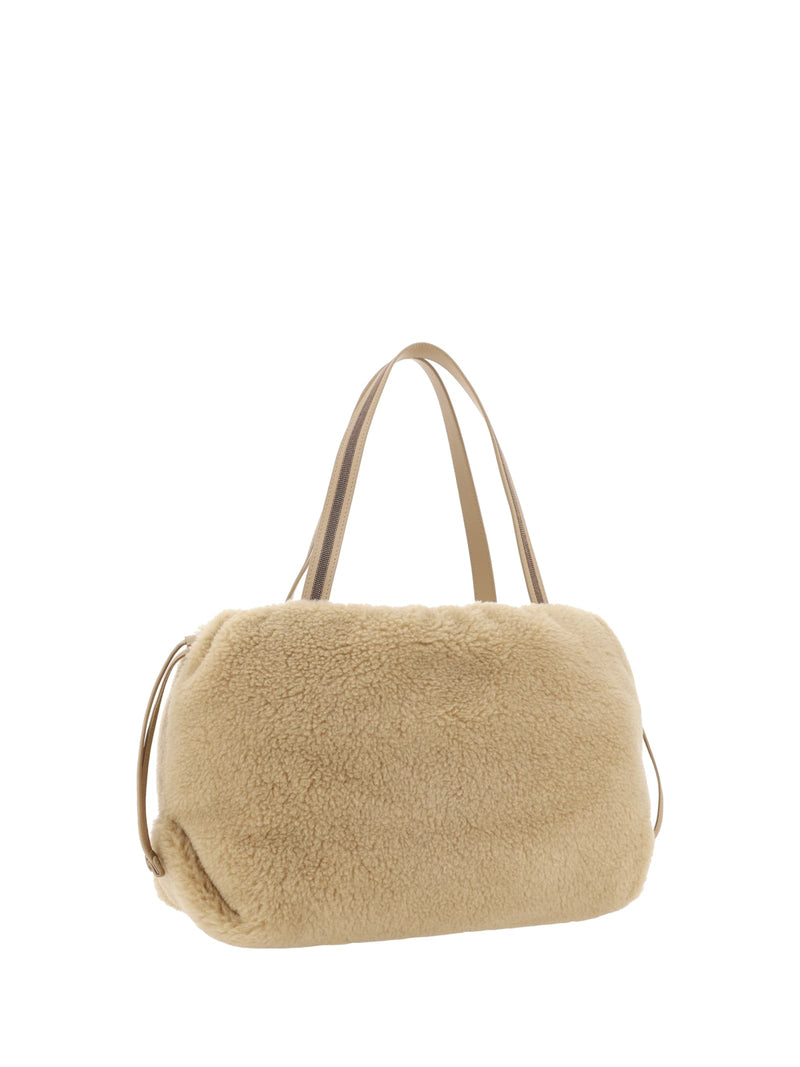 Brunello Cucinelli Teddy Fabric Handbag - Women