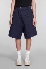 J.W. Anderson Shorts In Blue Cotton - Men