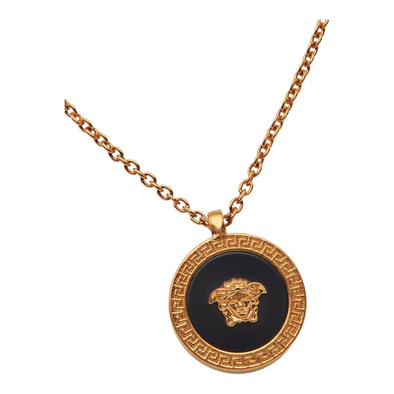 Versace Enameled Medusa Necklace - Women