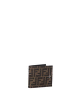 Fendi Ff Bi-fold Fabric Wallet - Men