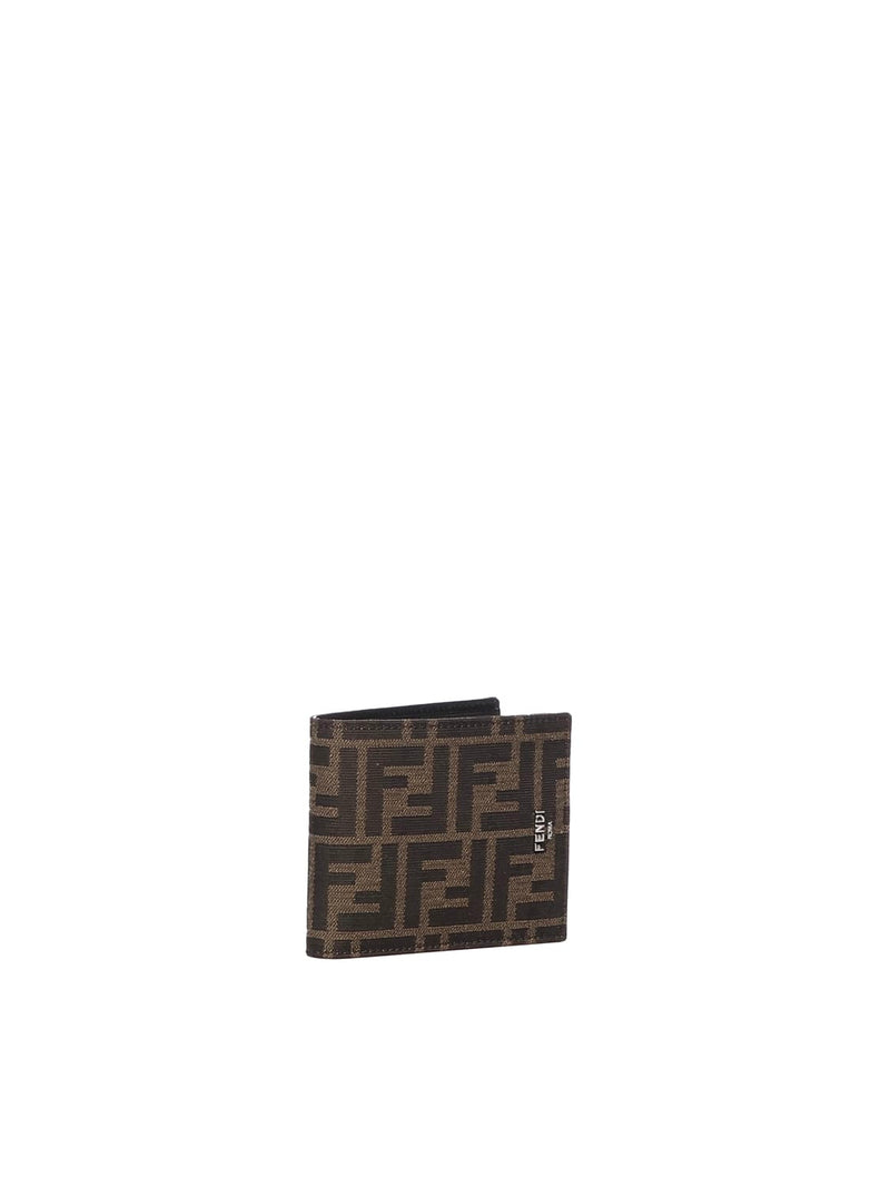 Fendi Ff Bi-fold Fabric Wallet - Men