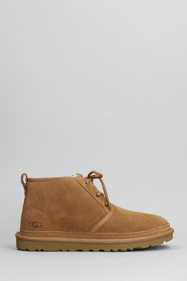 UGG Neumel Lace Up Shoes In Leather Color Suede - Men