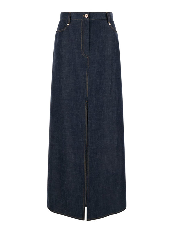 Brunello Cucinelli Denim Maxi Skirt - Women