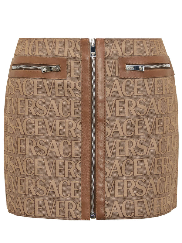 Versace Jacquard Mini Skirt - Women