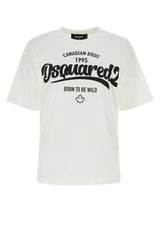 Dsquared2 White Cotton T-shirt - Women