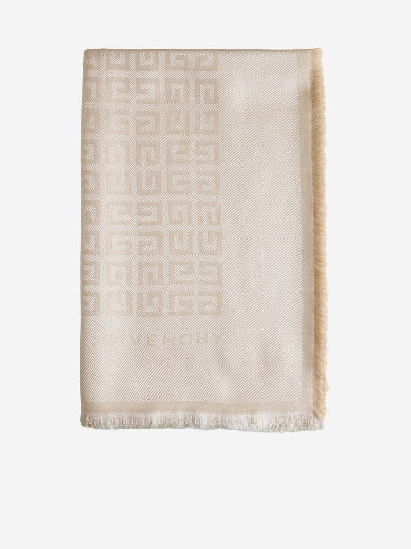 Givenchy 4g Silk And Wool Shawl - Women