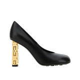 Givenchy Logo Heel Leather Pumps - Women - Piano Luigi