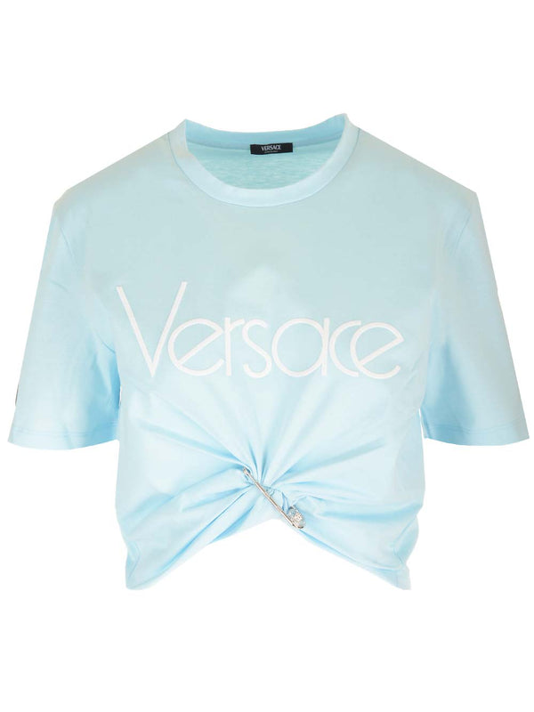 Versace Safety Pin Detail Top - Women