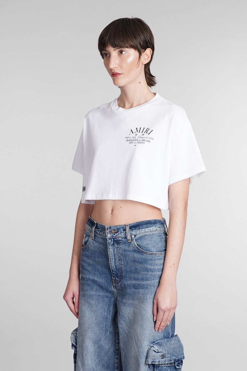 AMIRI T-shirt In White Cotton - Women