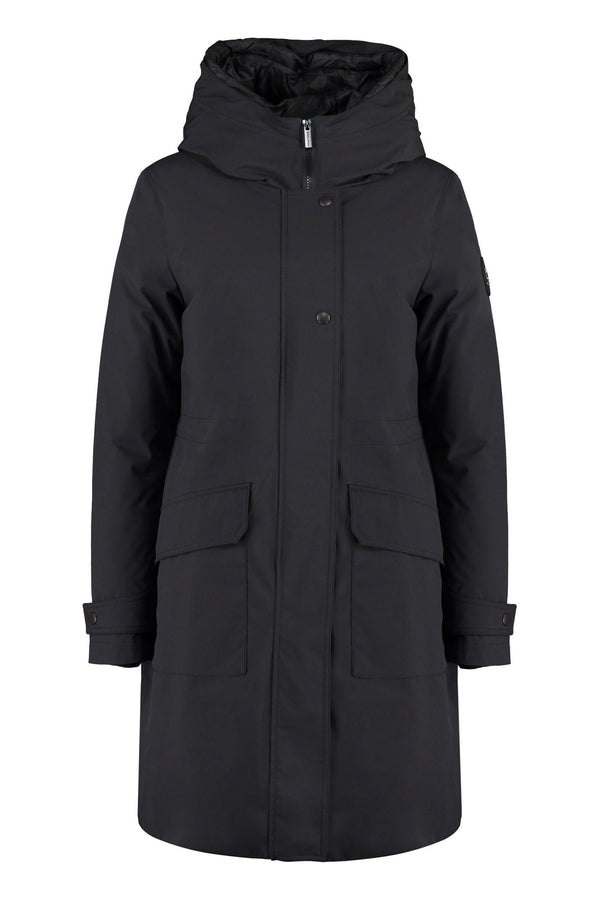 Woolrich Military Technical Fabric Parka With Internal Removable Down Jacket - Women - Piano Luigi