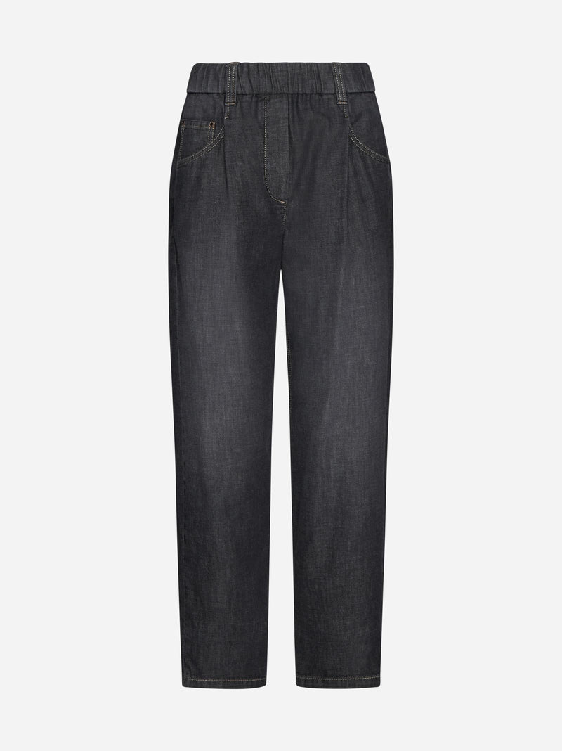 Brunello Cucinelli Elasticated Waist Jeans - Women