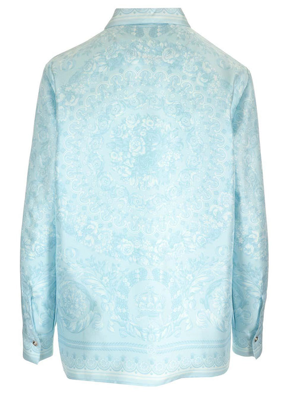 Versace Twill Silk Shirt - Women - Piano Luigi