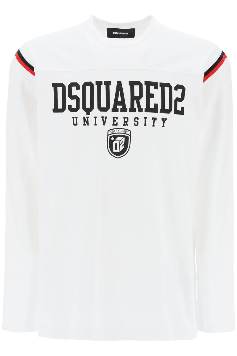 Dsquared2 Long-sleeved Varsity T-shirt - Men