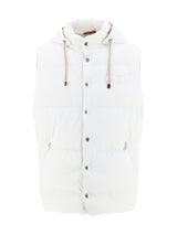 Brunello Cucinelli Hooded Padded Gilet - Men