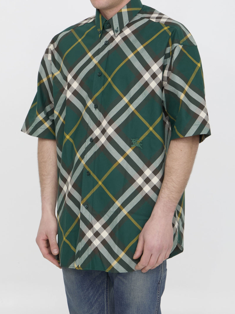 Burberry Check Cotton Shirt - Men