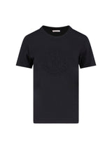 Moncler Crystal Logo T-shirt - Women - Piano Luigi