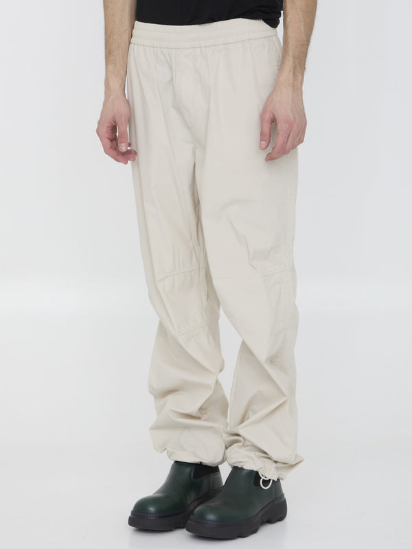 Burberry Cotton Blend Trousers - Men