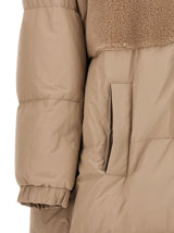 Brunello Cucinelli Teddy Detail Down Jacket - Women - Piano Luigi