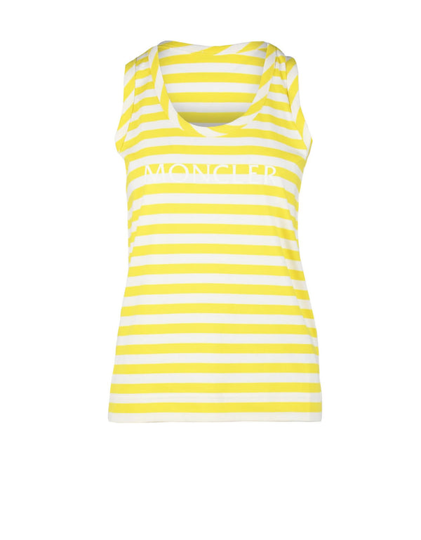 Moncler Womens White / Yellow Top - Women