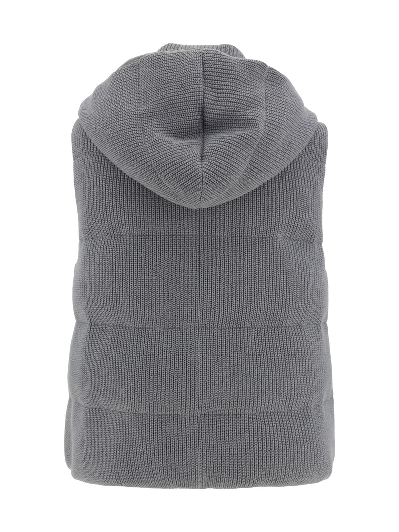 Brunello Cucinelli Hooded Down Vest - Women