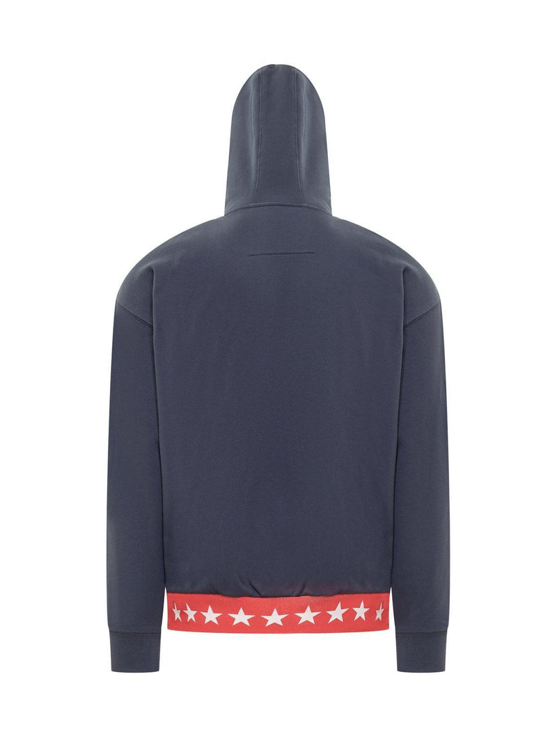 Givenchy Logo Printed Drawstring Hoodie - Men - Piano Luigi